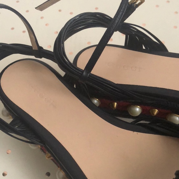 🚨SOLD Authentic GUCCI Barrette Pearl Platform - Picture 6 of 6